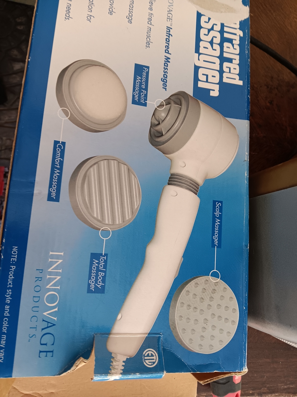 Innovage Infrared Massager - White and Gray